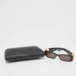 Balenciaga Black BB0096S BB Rectangular Sunglasses
