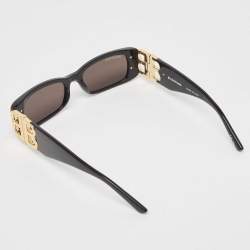 Balenciaga Black BB0096S BB Rectangular Sunglasses