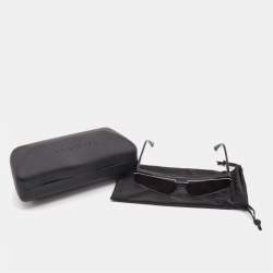 Balenciaga Black/White BB0003S Ski Reflection Shield Sunglasses
