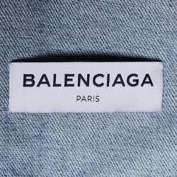 Pre Owned Balenciaga Blue Denim Jacket & Jeans Set M