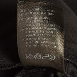 Pre Owned Balenciaga Black Contrast Trim Jersey Track Pants S