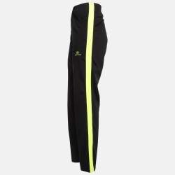 Pre Owned Balenciaga Black Contrast Trim Jersey Track Pants S