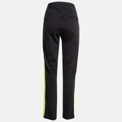 Pre Owned Balenciaga Black Contrast Trim Jersey Track Pants S