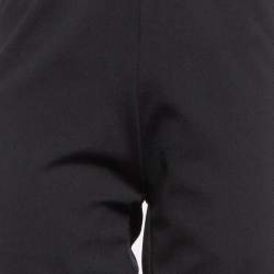 Pre Owned Balenciaga Black Contrast Trim Jersey Track Pants S