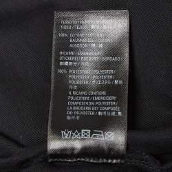 Pre Owned Balenciaga Black Cotton Jersey Oversized T-Shirt L