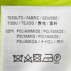 Pre Owned Balenciaga Fluorescent Green Rib Knit Sweater M