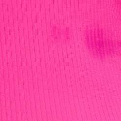 Pre Owned Balenciaga Neon Pink Rib Knit Turtleneck Sweater M