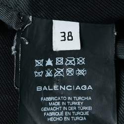 Balenciaga Green Leather Biker Jacket M