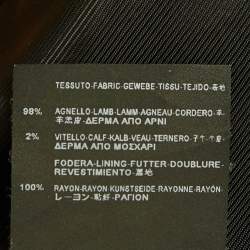 مملوكة مسبقًا \جاكيت رايدر بسحاب جلدي وردي بالنسياغا مقاس متوسط\