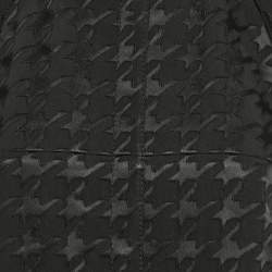Balenciaga Black Houndstooth Button Front Vest S