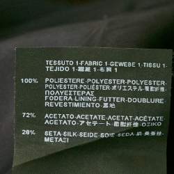 Pre Owned Balenciaga Dark Burgundy Satin Draped Sleeveless Blouse S