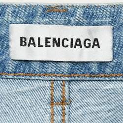 Balenciaga Blue Washed Denim Jeans M