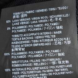 Balenciaga Black Boucle Wool Midi Skirt S