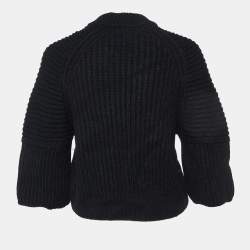 Balenciaga Black Wool Blend Jumper S