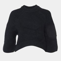 Balenciaga Black Wool Blend Jumper S
