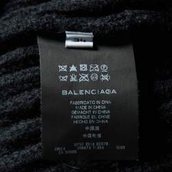 Balenciaga Black Wool Blend Jumper S
