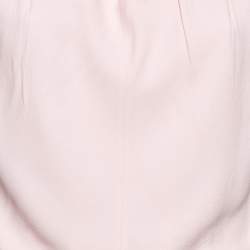 Pre Owned Balenciaga Pink Crepe Sleeveless Top S