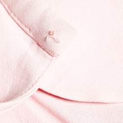 Pre Owned Balenciaga Pink Crepe Sleeveless Top S