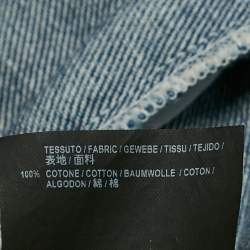 Balenciaga Blue Denim Button Front Jacket M
