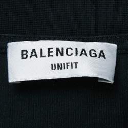 Pre Owned Balenciaga Black The Simpsons Print Cotton Unifit T-Shirt L