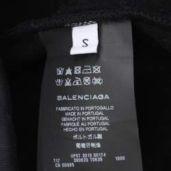 Balenciaga Black Jersey Track Pants S