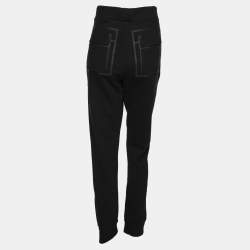 Balenciaga Black Jersey Track Pants S