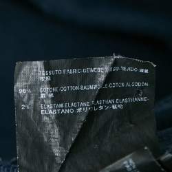 Balenciaga Blue Cotton Gabardine Pants M