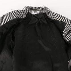 Balenciaga Houndstooth Check Wool Cashmere Coat Size 32