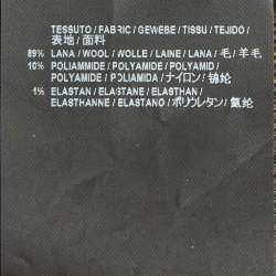 Pre Owned Balenciaga Green Wool Knit Turtle Neck Midi Dress S