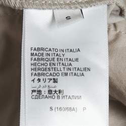 Balenciaga Brown Cotton Detachable Flared Cargo Pants S