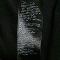 Balenciaga Black Logo Print Jersey T-Shirt M