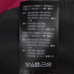 Balenciaga Purple Logo Printed Synthetic Windbreaker Jacket S