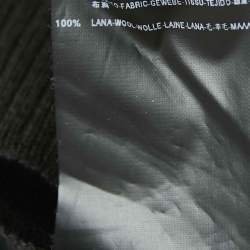 Pre Owned Balenciaga Monochrome Rib Knit T-Shirt Dress M