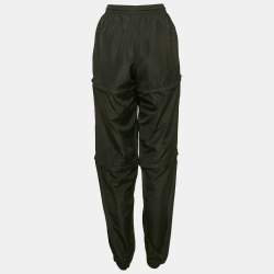 Balenciaga Black Synthetic Detachable Track Pants S