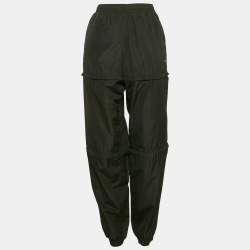 Balenciaga Black Synthetic Detachable Track Pants S