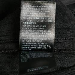 Balenciaga Black Logo Striped Jersey Track Pants S