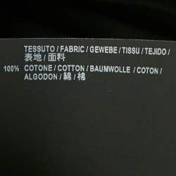 Balenciaga Green Logo Embroidered Jersey T-Shirt S