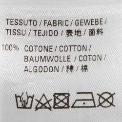 Balenciaga White Logo Print Jersey T-Shirt M