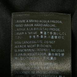 Pre Owned Balenciaga Black Logo Print Cotton Jersey T-Shirt S