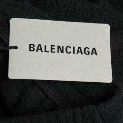 Balenciaga Unisex Black Campaign Synthetic Fleece Sweatpants M