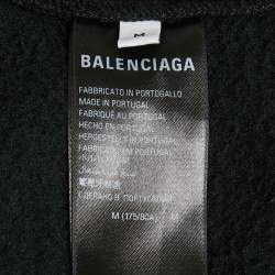 Balenciaga Unisex Black Campaign Synthetic Fleece Sweatpants M