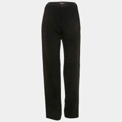 Balenciaga Black Crepe Trousers M