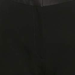 Pre Owned Balenciaga Black Crepe Trousers M