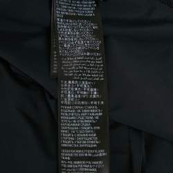 Pre Owned Balenciaga Black Jersey High Neck Bodycon Dress S