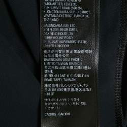 Pre Owned Balenciaga Black Jersey High Neck Bodycon Dress S