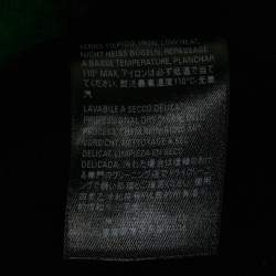 Pre Owned Balenciaga Black 7 Languages Logo Intarsia Wool Sweater S