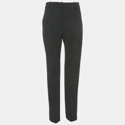 مملوكة مسبقًا Balenciaga Black Crepe Tailored Trouser M 