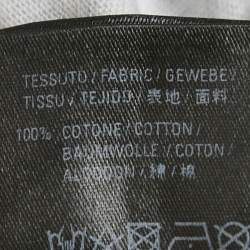 مملوكة مسبقًا تي شيرت بالنسياغا رصاصي ميلانج بطبعة برنامج الأغذية العالمي جيرسي صغير جداً