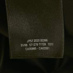 Pre Owned Balenciaga Black/White Houndstooth Hourglass Fit Double Breasted Blazer M