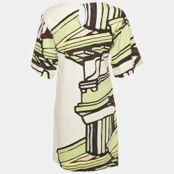مملوكة مسبقًا Balenciaga Multicolor Printed Jersey Mini Dress M